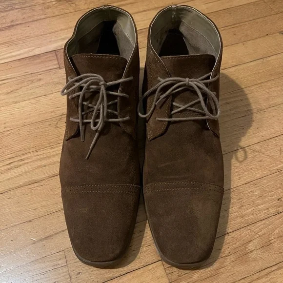 Brown Suede Calvin Klein Dress shoes - Picture 2 of 5